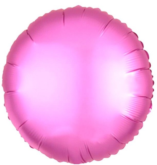 Yuvarlak Folyo Balon Pembe