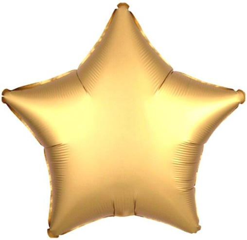 24 Yıldız Folyo Balon Gold