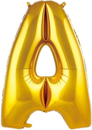 A Harfi Balon 40 inç Gold