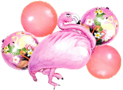 Flamingo Pembe Balon Seti