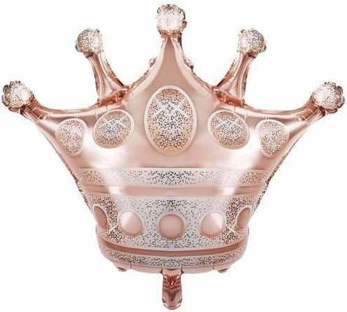 Kral Tacı Rose Gold Balon