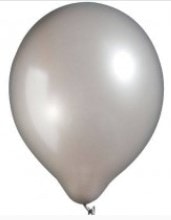 Baskısız 12 Inc Metalik Gri Gümüş Balon Satışı