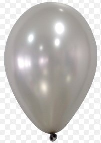 Baskısız Gri Gümüş Balon