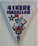 Flama 41 Kere Masallah Sünnet Erkek Parti Malzemesi